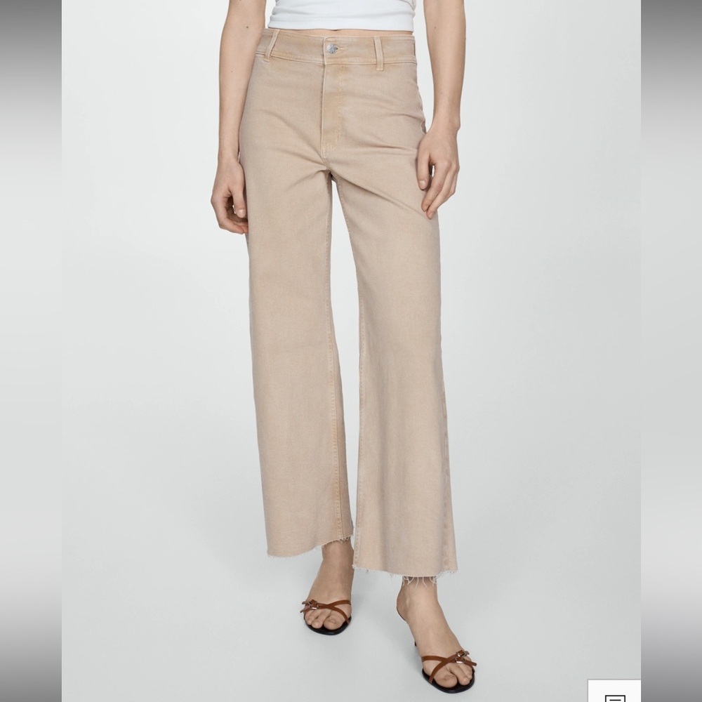 Mango - Catherin high-rise culotte jeans // size 10